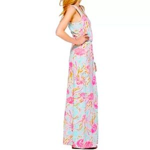 Holy Grail! Lilly Pulitzer Mills Racerback Maxi Dress Size SM Jellies Be Jammin